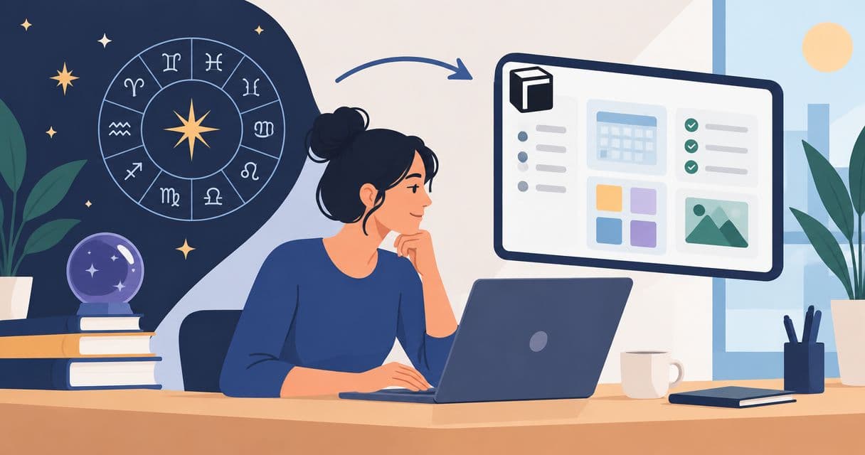 Astrofluence a Notion: flujo de trabajo completo para el espacio de trabajo 2026